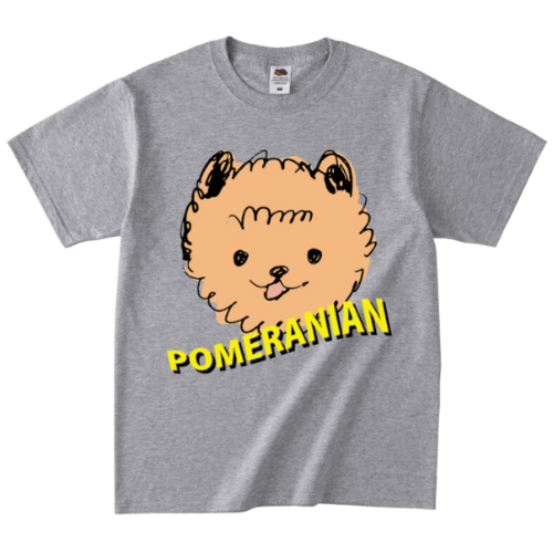 可愛い愛犬を大きくプリントしたオリジナルTシャツ 可愛い愛犬を大きくプリントしたオリジナルTシャツ