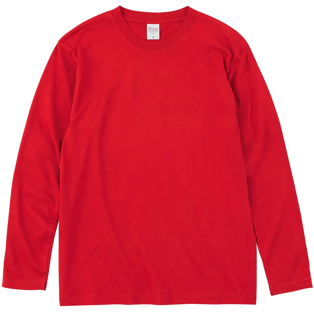 5.6オンス ヘビーウェイト長袖Tシャツ(リブ無し)