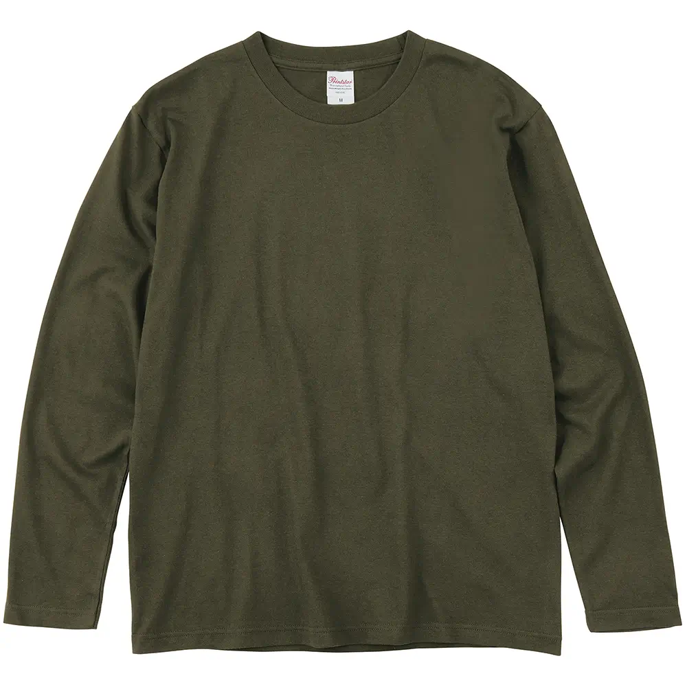 5.6オンス ヘビーウェイト長袖Tシャツ(リブ無し)