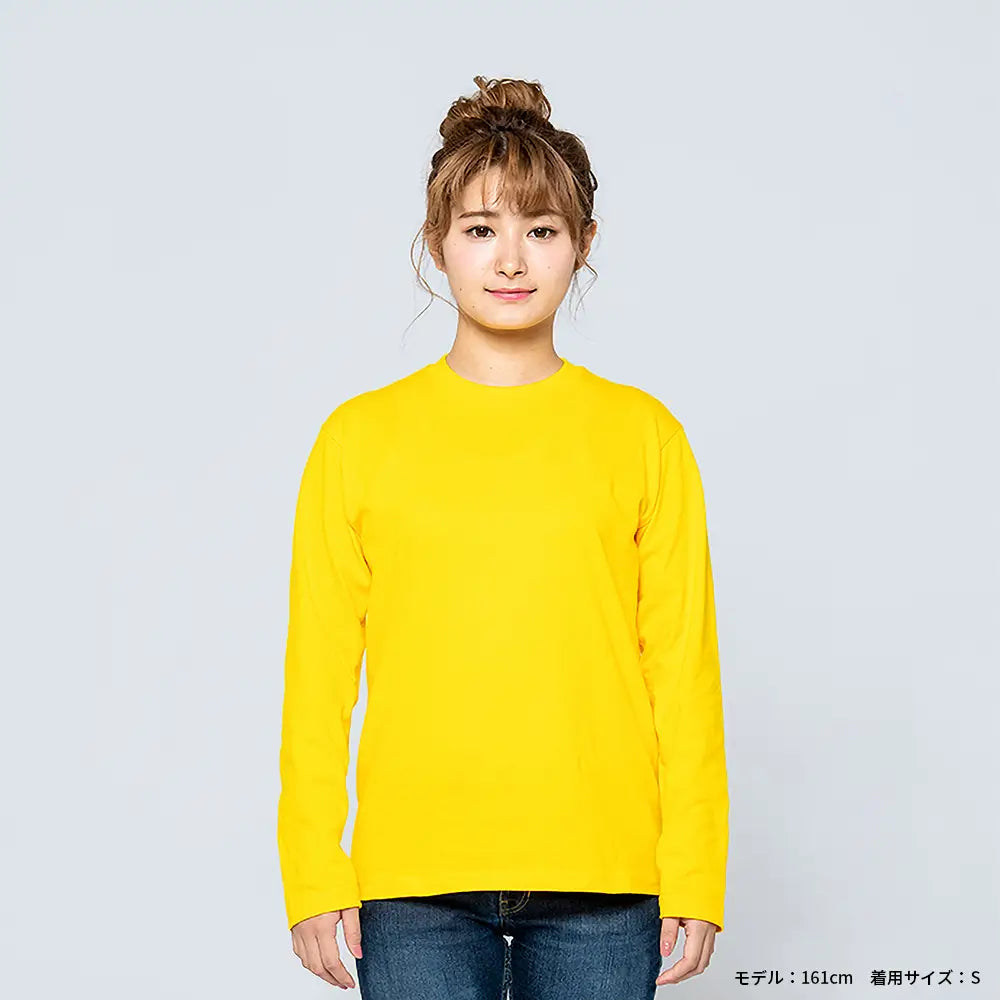 5.6オンス ヘビーウェイト長袖Tシャツ(リブ無し)