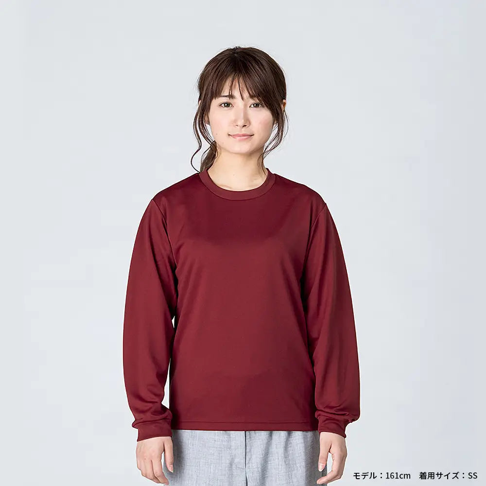 4.4オンス ドライロングスリーブ Tシャツ
