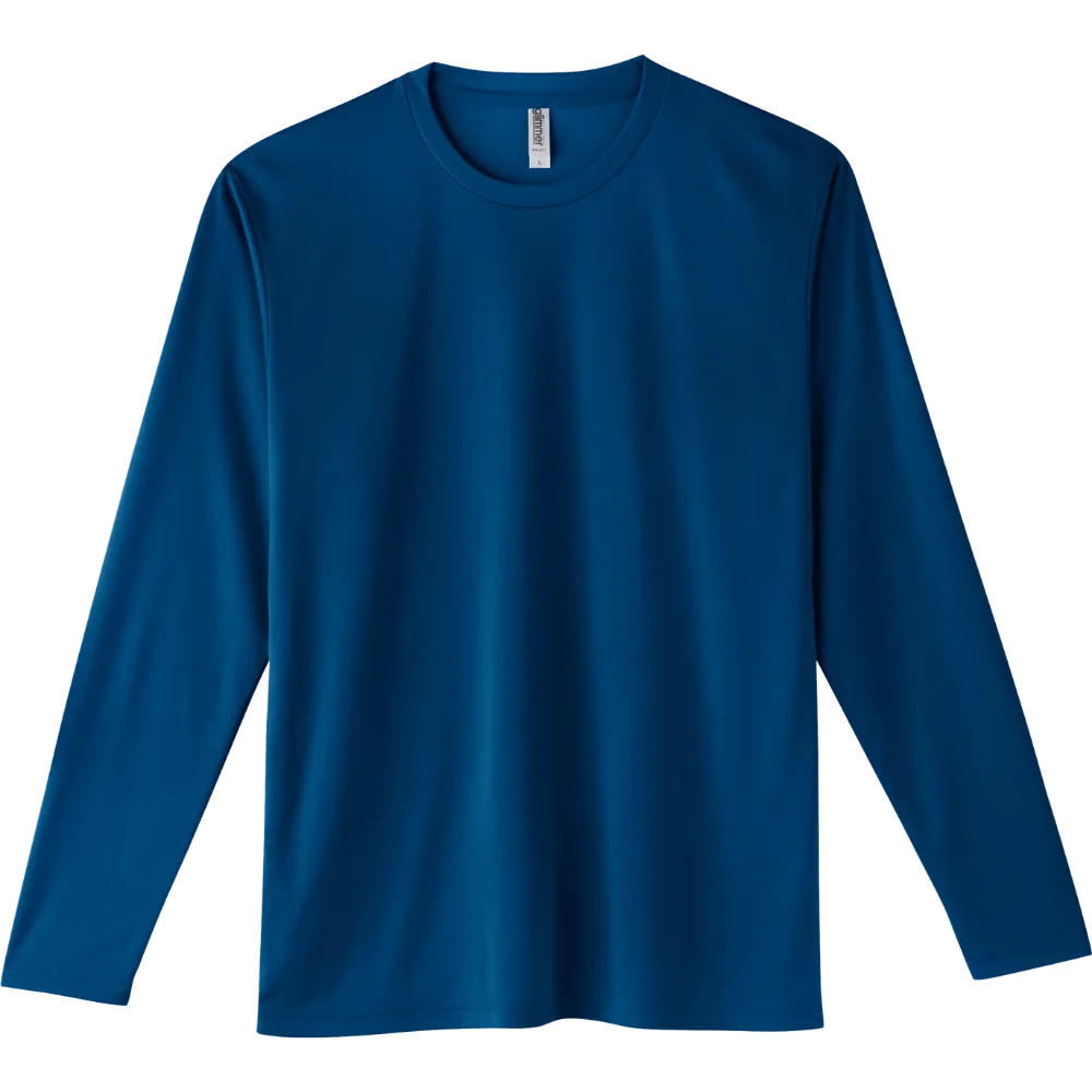 3.5オンス インターロックドライ長袖Tシャツ(レディース)