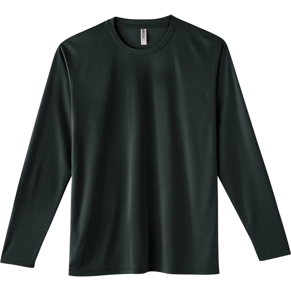 3.5オンス インターロックドライ長袖Tシャツ(レディース)