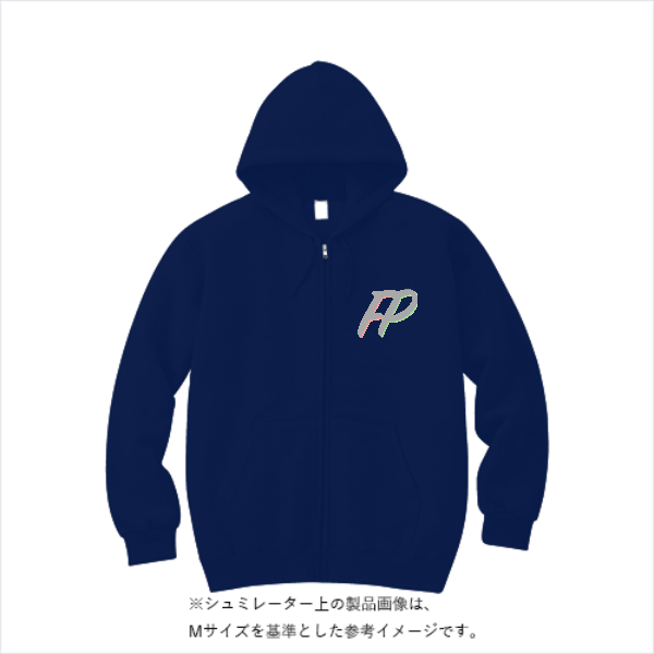 10.0オンス T/C スウェット フルジップ パーカ(裏起毛)