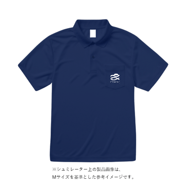 4.1オンス ドライアスレチック ポロシャツ(ポケット付)