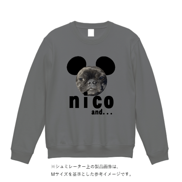 10.0オンス クルーネック スウェット