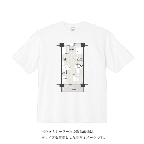 5.6オンスヘビーウェイトビッグTシャツ