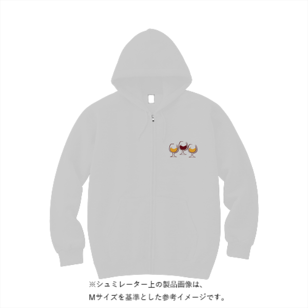 8.4オンス MLZ ジップアップライトパーカー