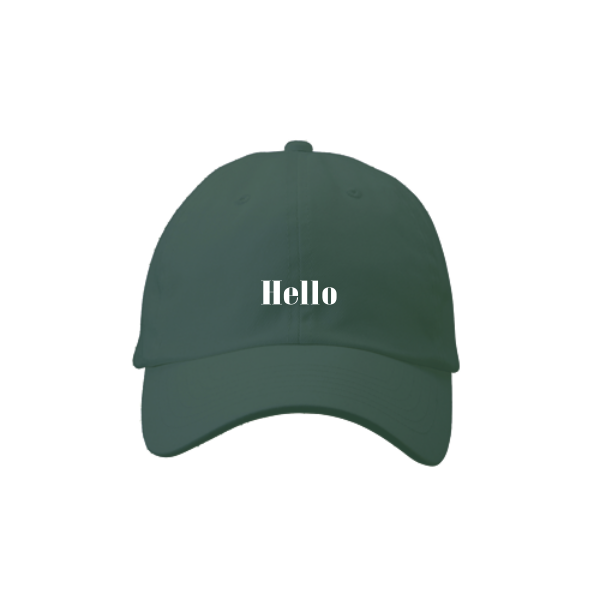 コットン ツイル ロー キャップ