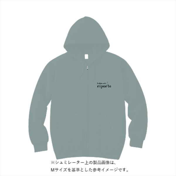 12.0オンス ヘヴィーウェイト スウェット フルジップ パーカ