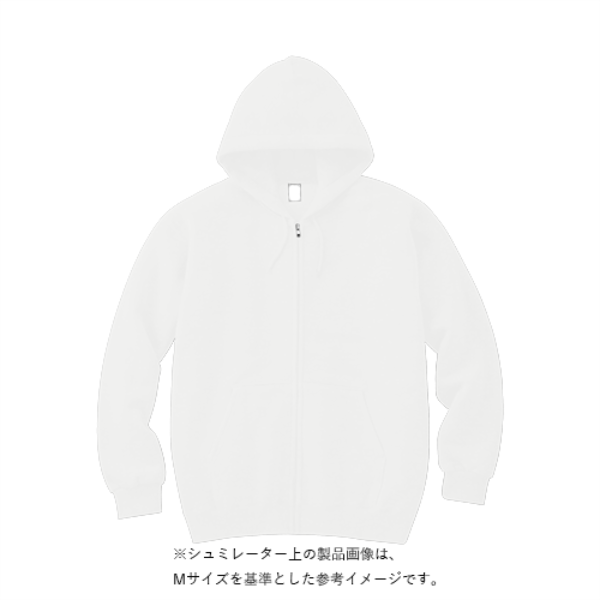 12.4オンス ヘビーウェイトジップパーカ