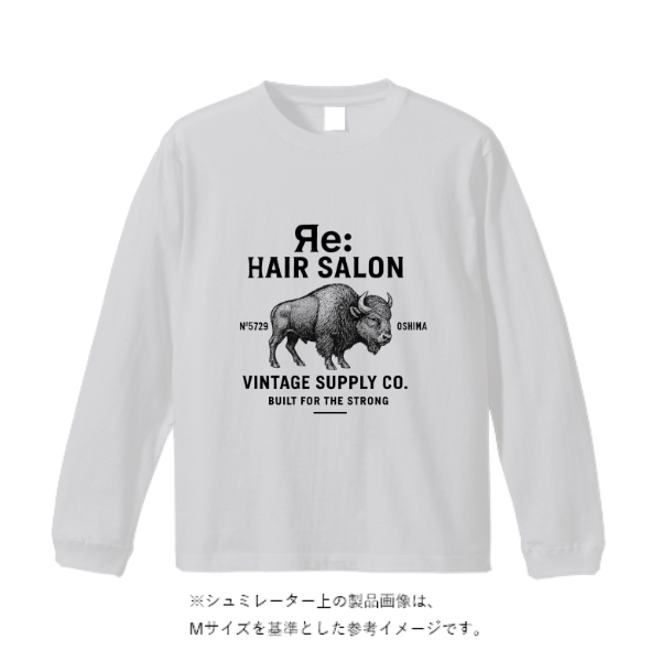 7.1オンス オープンエンド ラギッド ロングスリーブ Tシャツ(2.1インチリブ)
