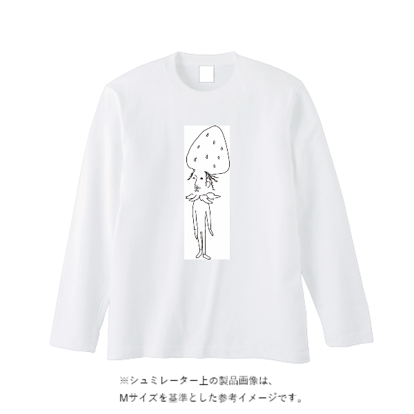 5.6オンス ヘビーウェイト長袖Tシャツ(リブ無し)