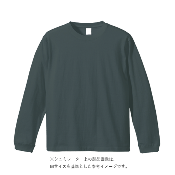 6.2オンス プレミアム ロングスリーブ Tシャツ(2.1インチリブ)