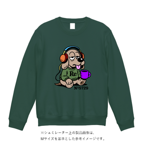 12.7オンス ヘヴィーウェイト クルーネック スウェット(裏パイル)