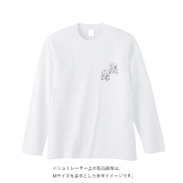 5.6オンス ヘビーウェイト長袖Tシャツ(リブ無し)