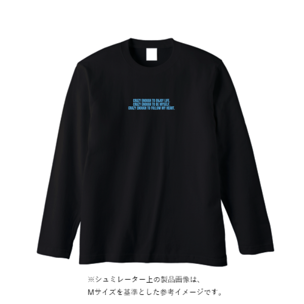5.6オンス ロングスリーブ Tシャツ(袖リブ無し)