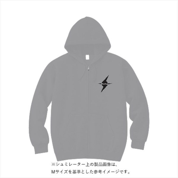 10.0オンス スウェット フルジップ パーカ(裏パイル)