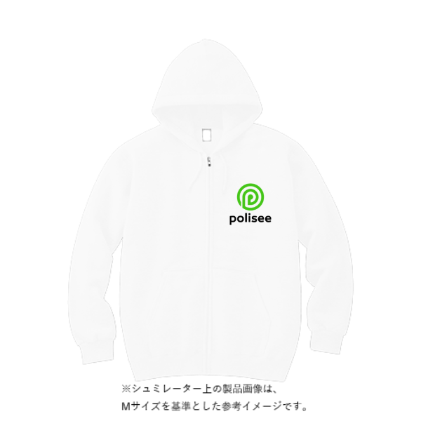 8.4オンス MLZ ジップアップライトパーカー