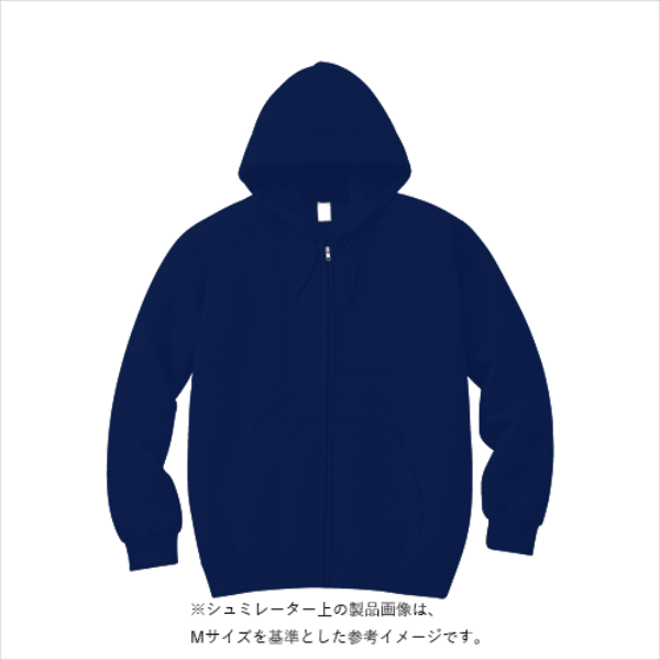 12.0オンス ヘヴィーウェイト スウェット フルジップ パーカ