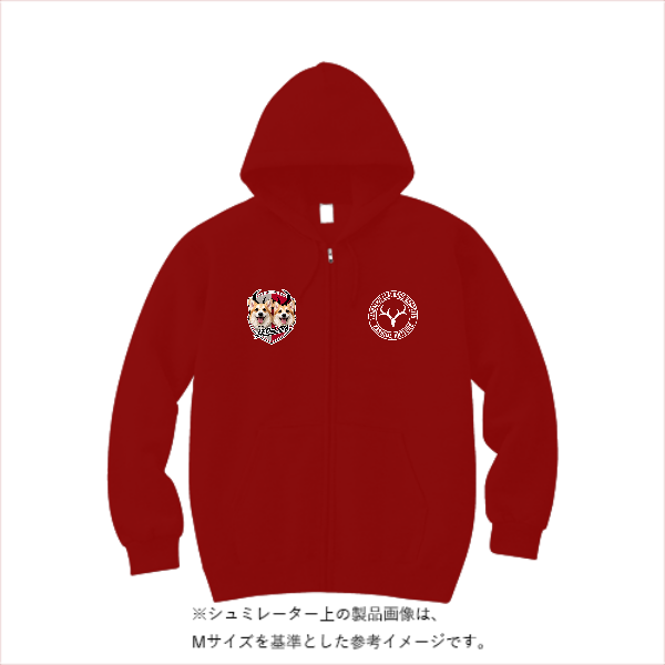 10.0オンス レギュラー ZIP パーカー