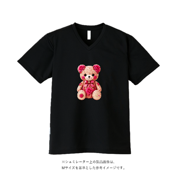 4.4オンス ドライ Vネック Tシャツ