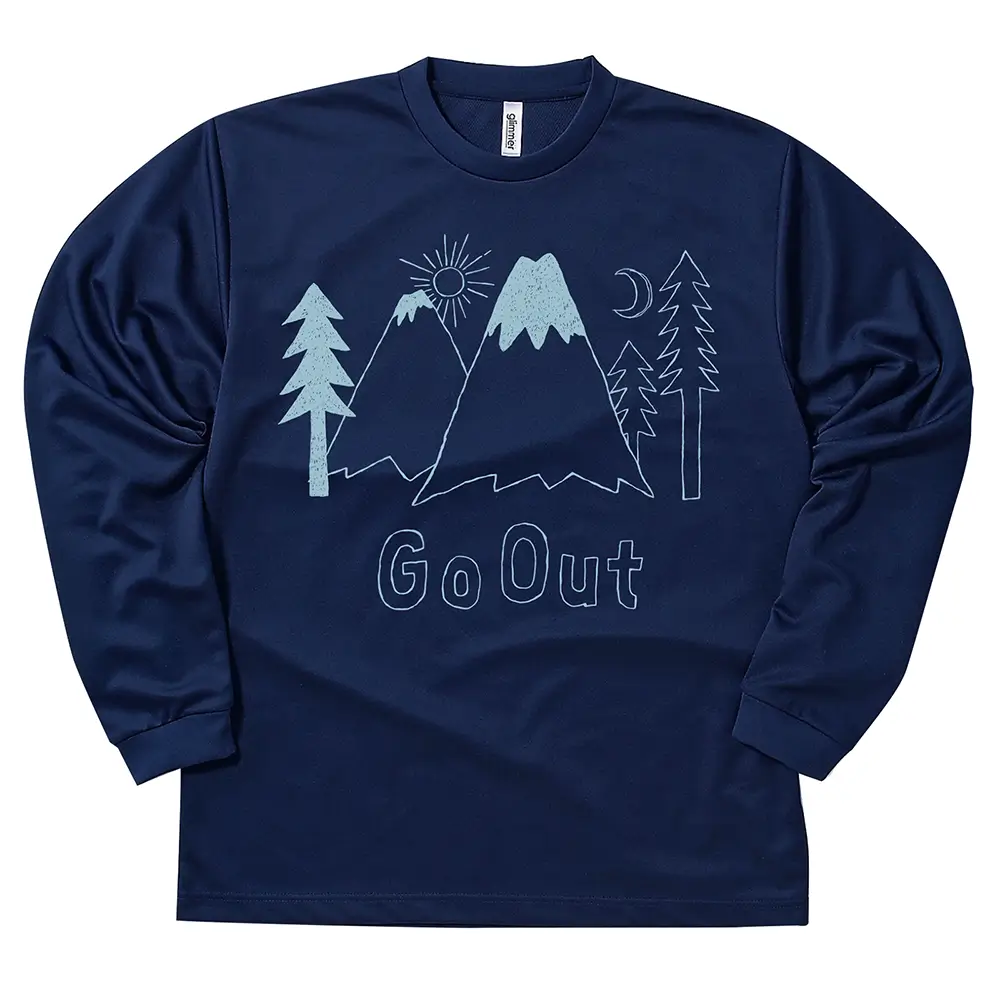 4.4オンス ドライロングスリーブ Tシャツ