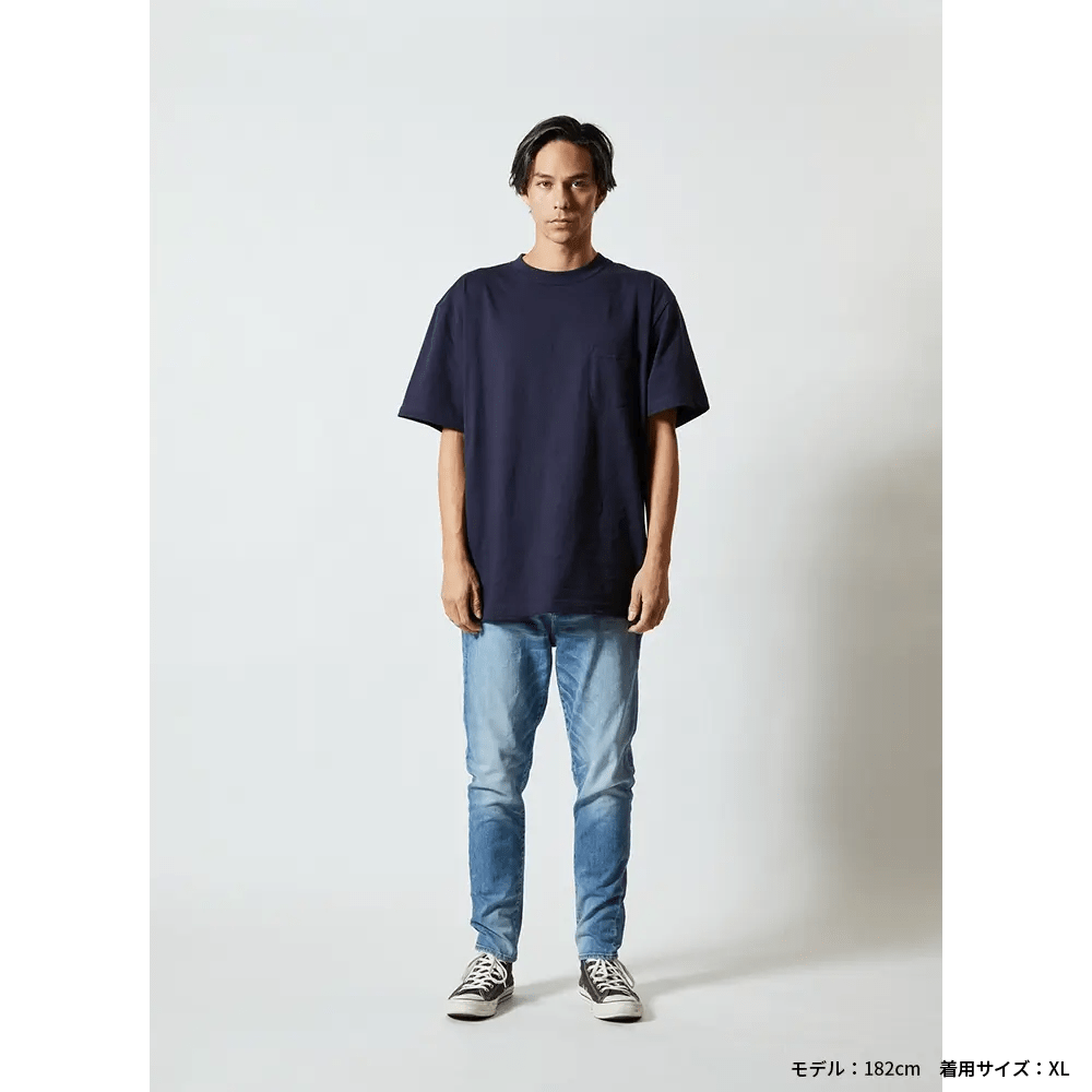5.6オンス ハイクオリティー Tシャツ(ポケット付)