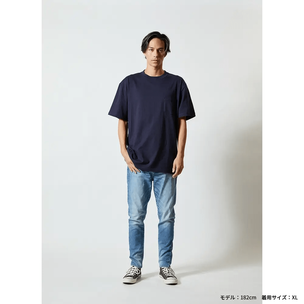 5.6オンス ハイクオリティー Tシャツ(ポケット付)