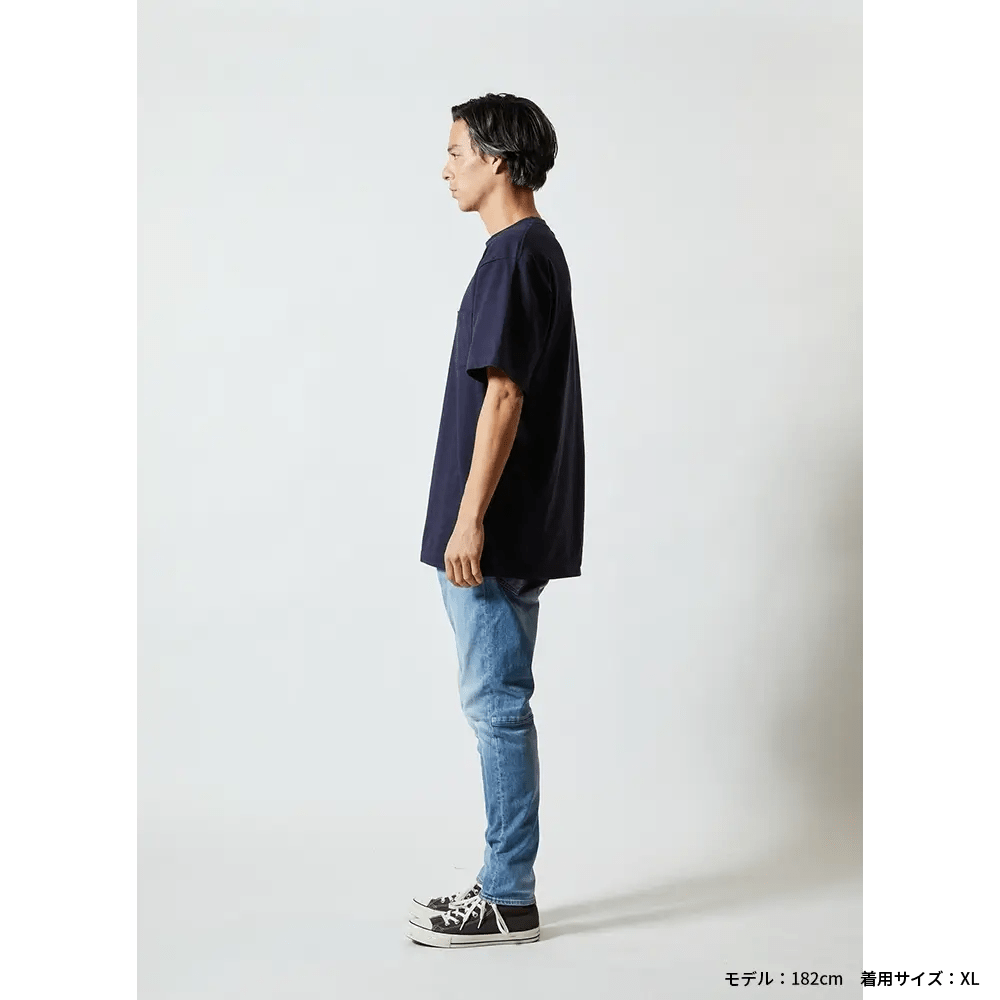 5.6オンス ハイクオリティー Tシャツ(ポケット付)