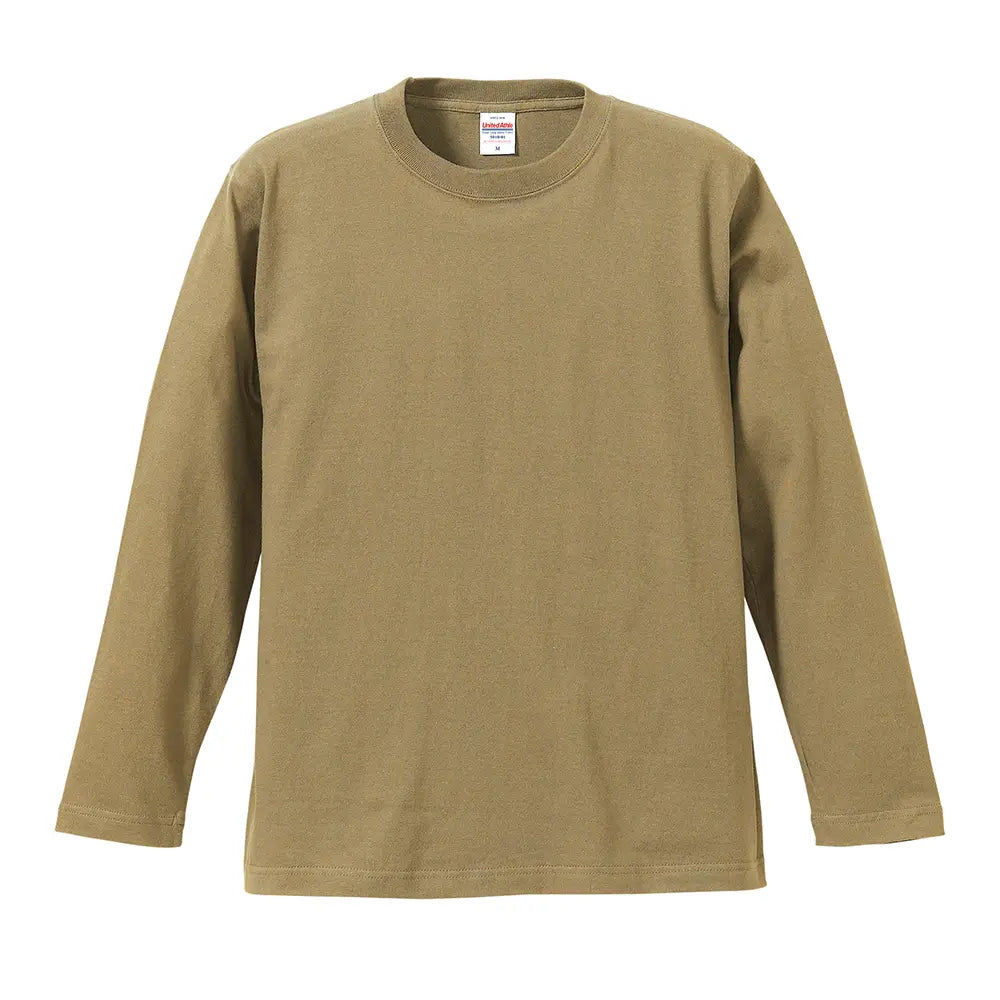 5.6オンス ロングスリーブ Tシャツ(袖リブ無し)