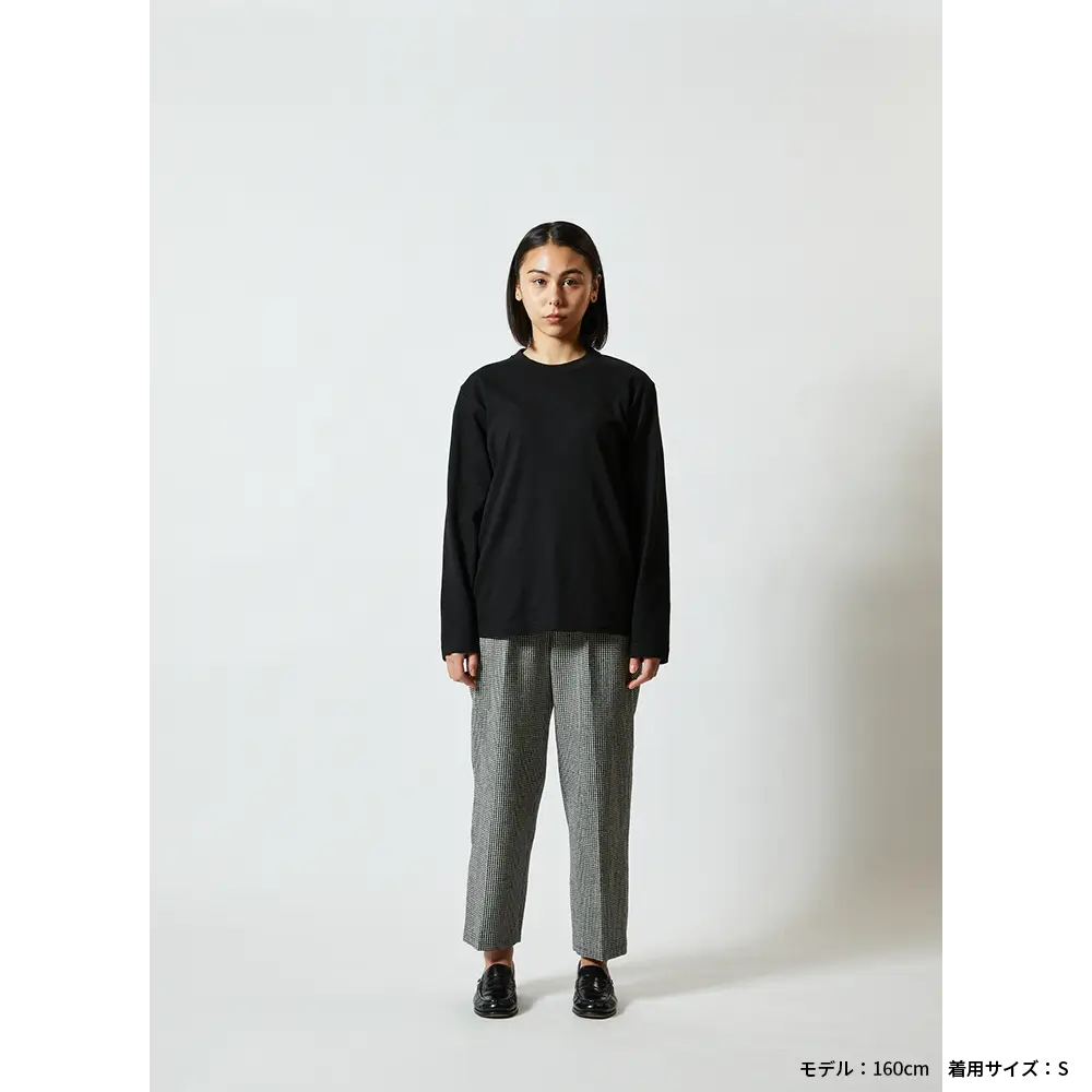 5.6オンス ロングスリーブ Tシャツ(袖リブ無し)