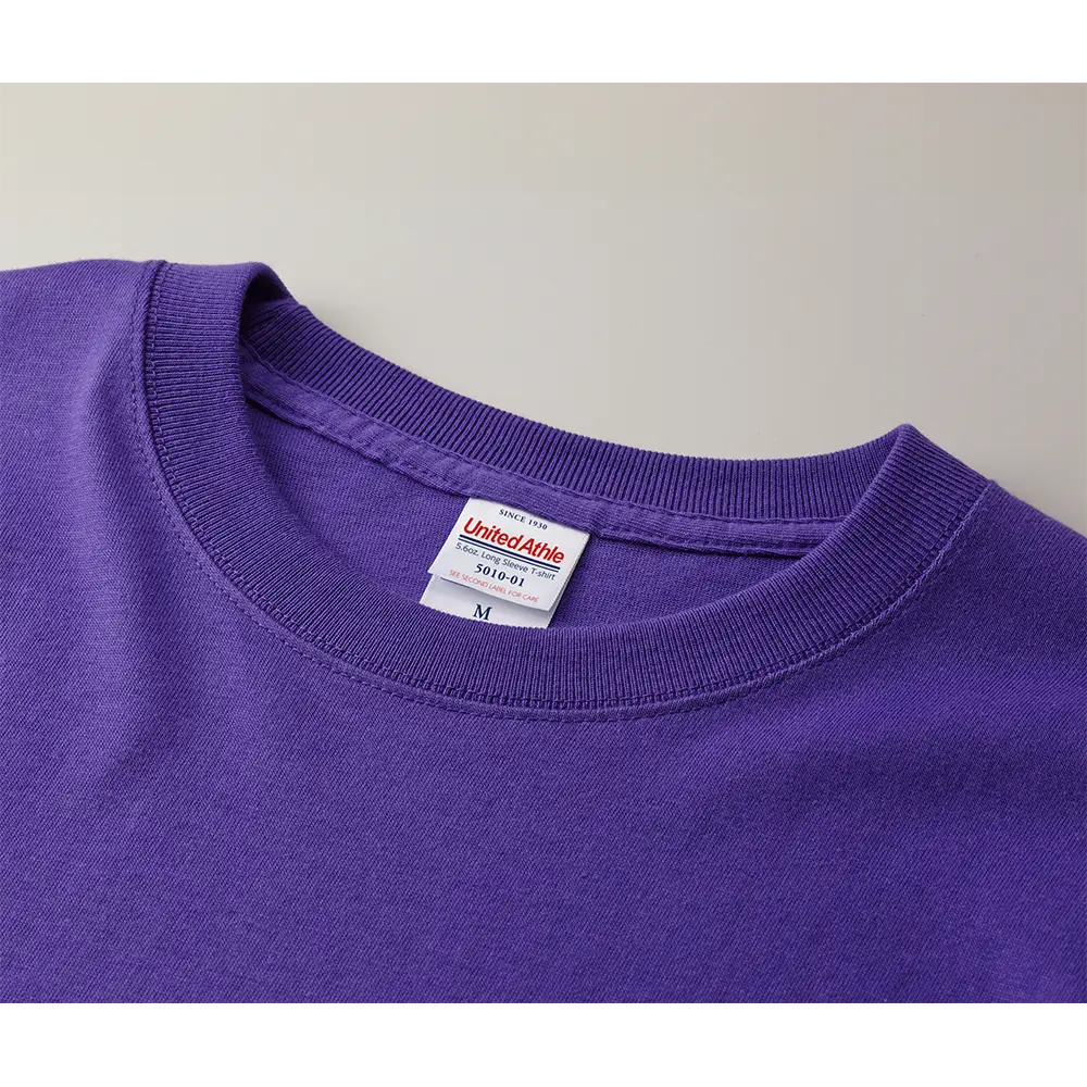 5.6オンス ロングスリーブ Tシャツ(袖リブ無し)