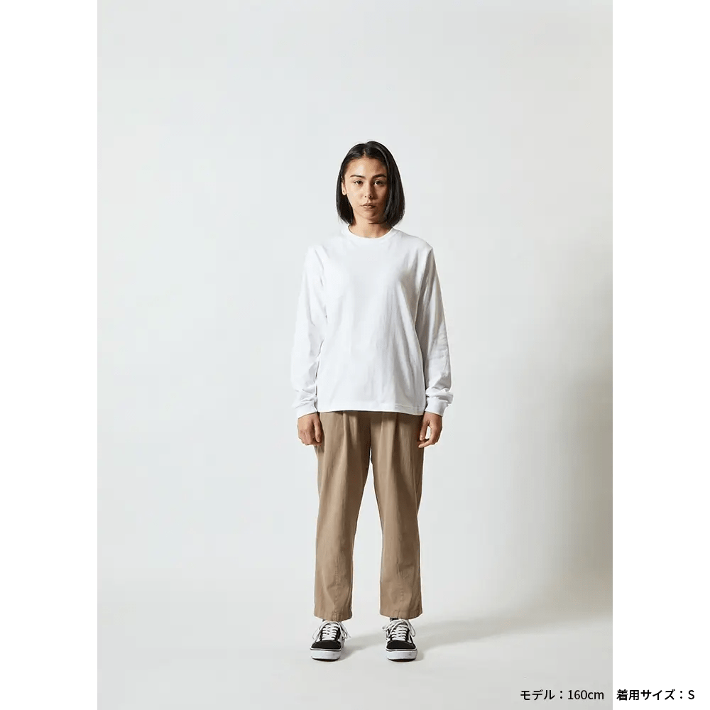 5.6オンス ロングスリーブ Tシャツ(袖リブ有り)