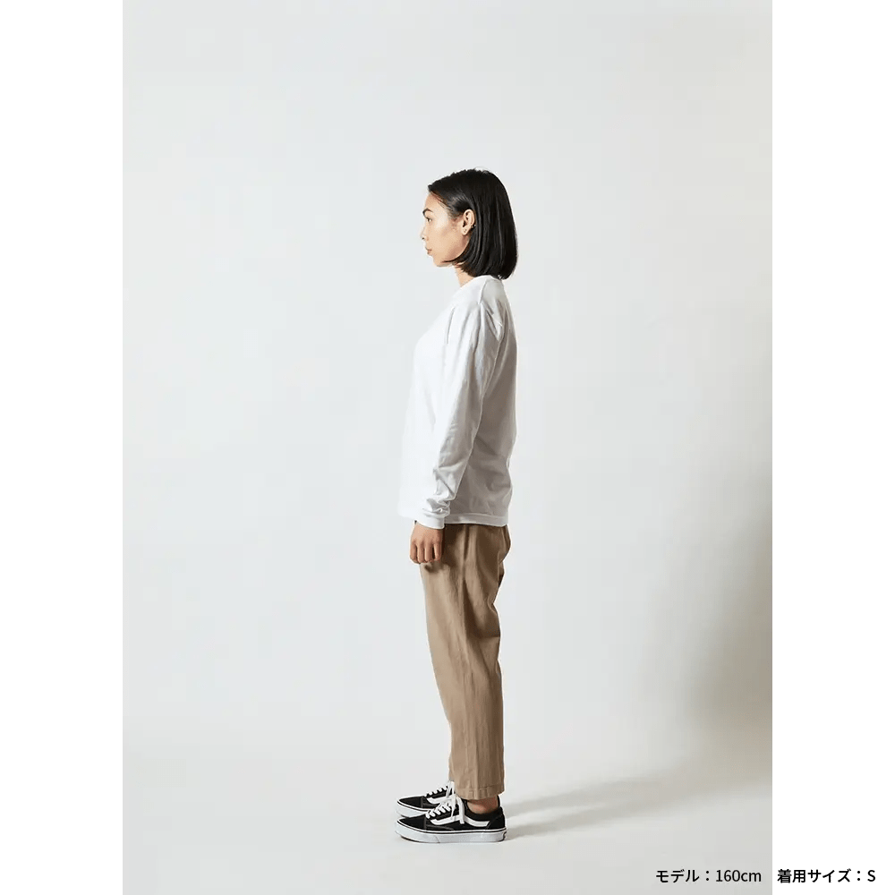 5.6オンス ロングスリーブ Tシャツ(袖リブ有り)