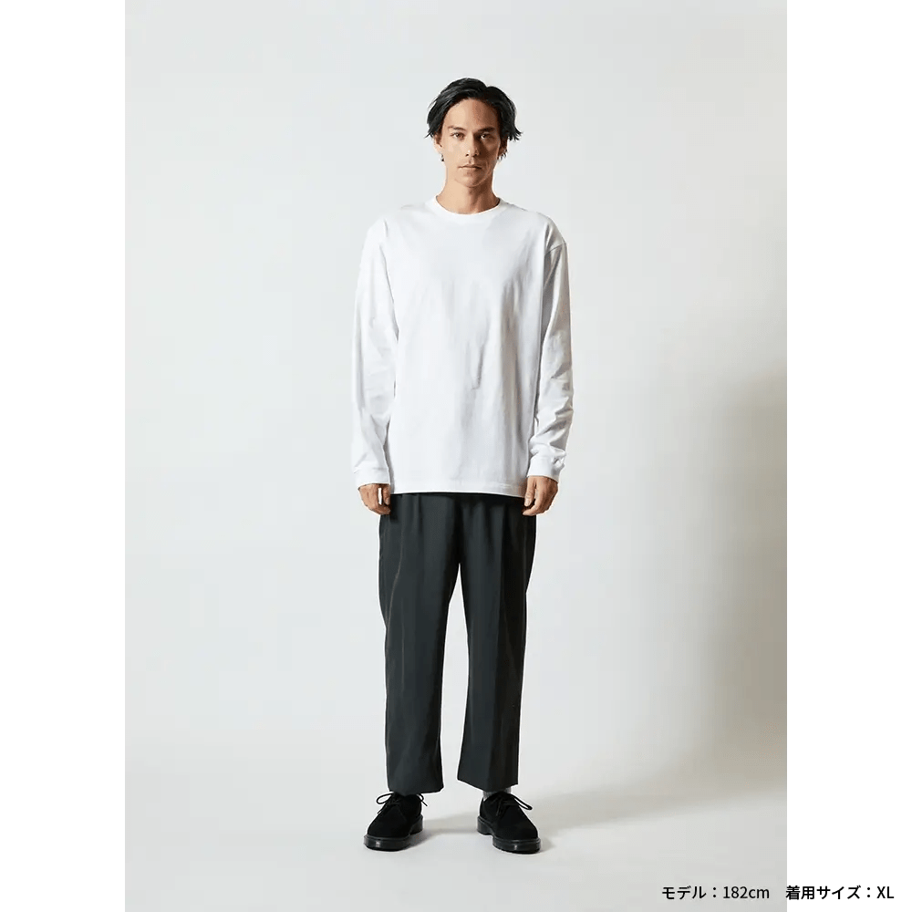 5.6オンス ロングスリーブ Tシャツ(袖リブ有り)