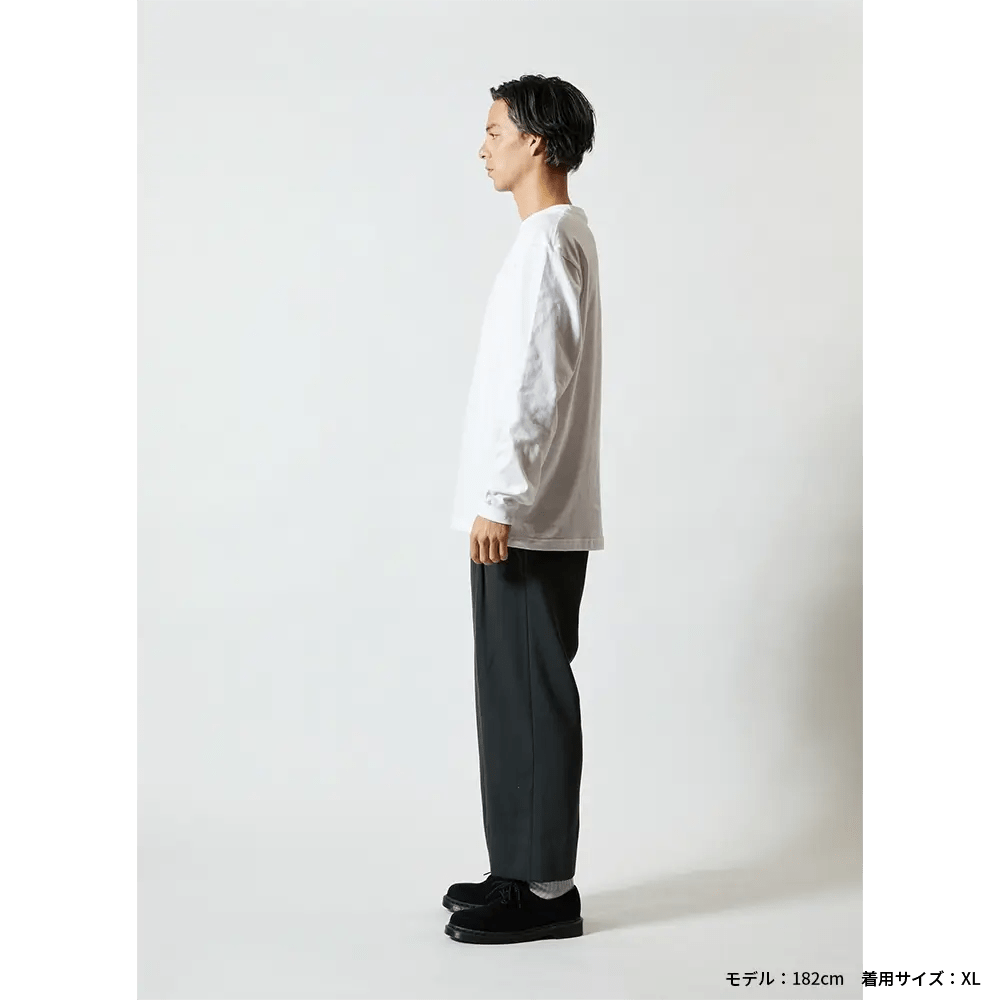 5.6オンス ロングスリーブ Tシャツ(袖リブ有り)