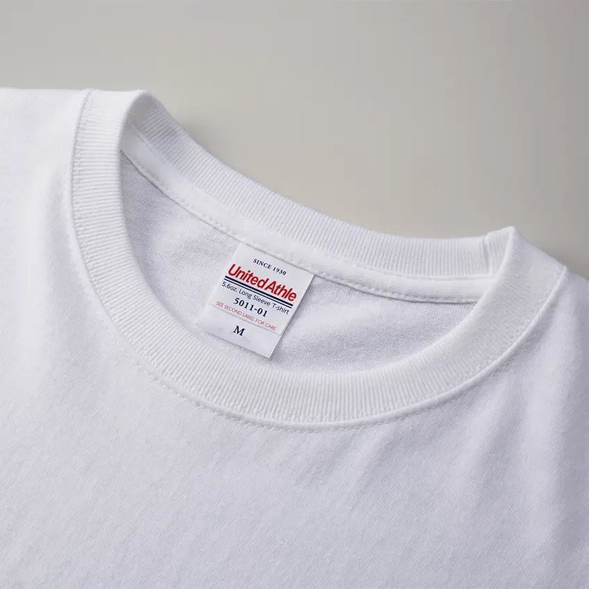 5.6オンス ロングスリーブ Tシャツ(袖リブ有り)