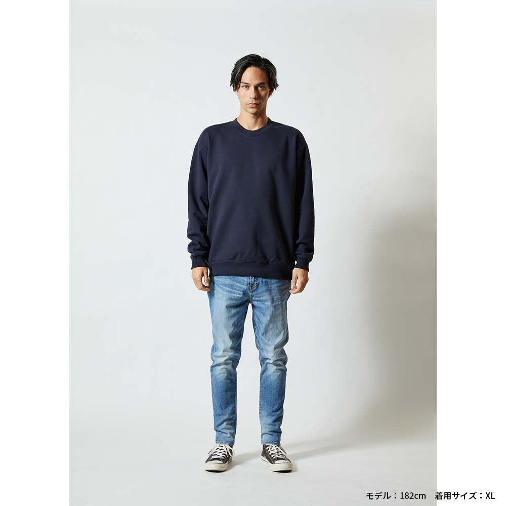 10.0オンス クルーネック スウェット