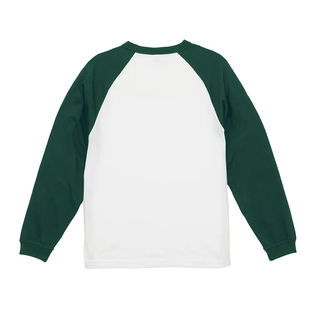 5.6オンス ラグラン ロングスリーブ Tシャツ(1.6インチリブ)