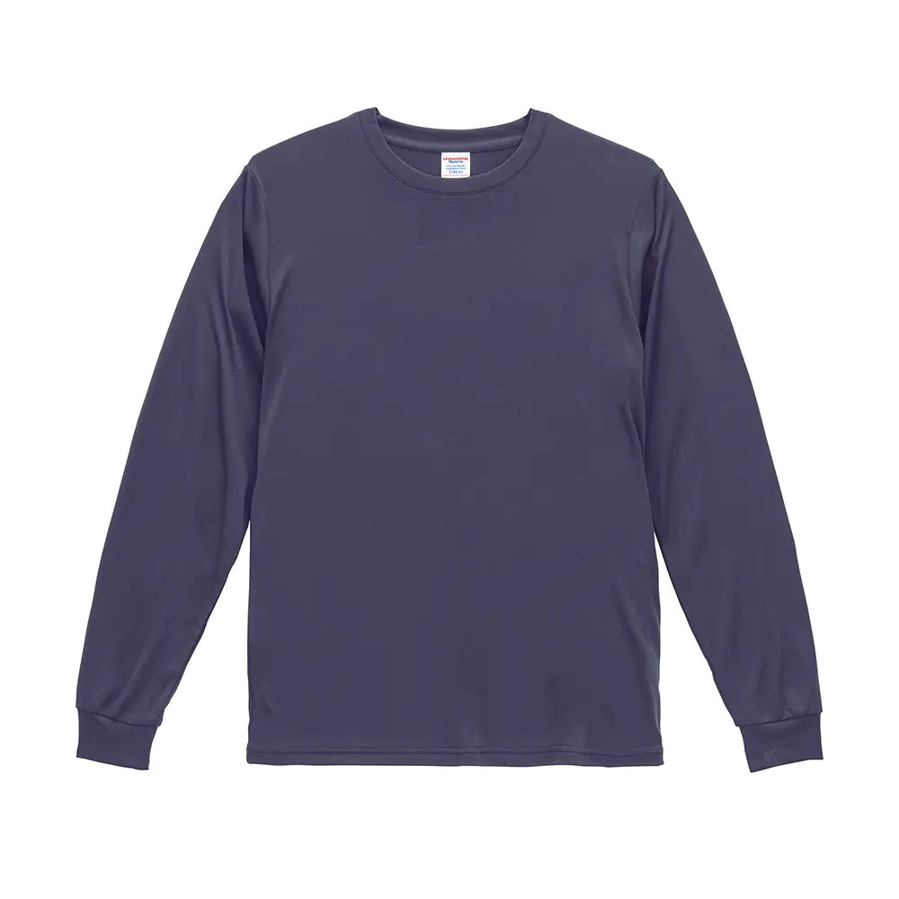 4.4オンス ドライスムース リサイクルポリエステル ロングスリーブ Tシャツ