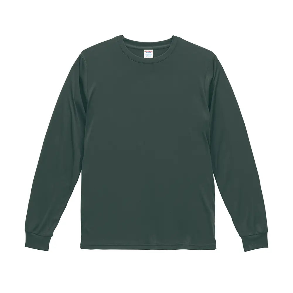 4.4オンス ドライスムース リサイクルポリエステル ロングスリーブ Tシャツ