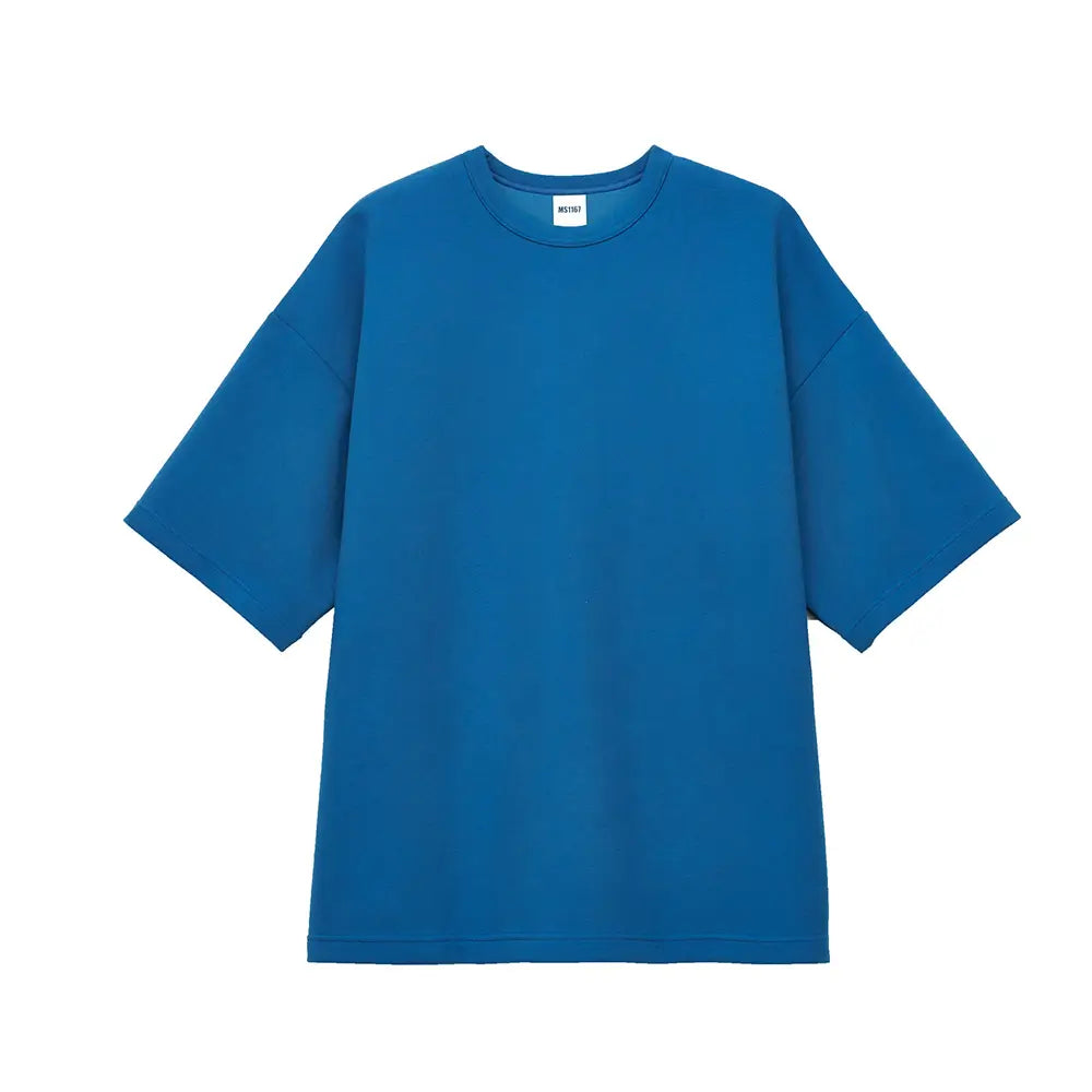 8.5オンスダンボールニットビッグシルエットTシャツ(ポリジン加工)