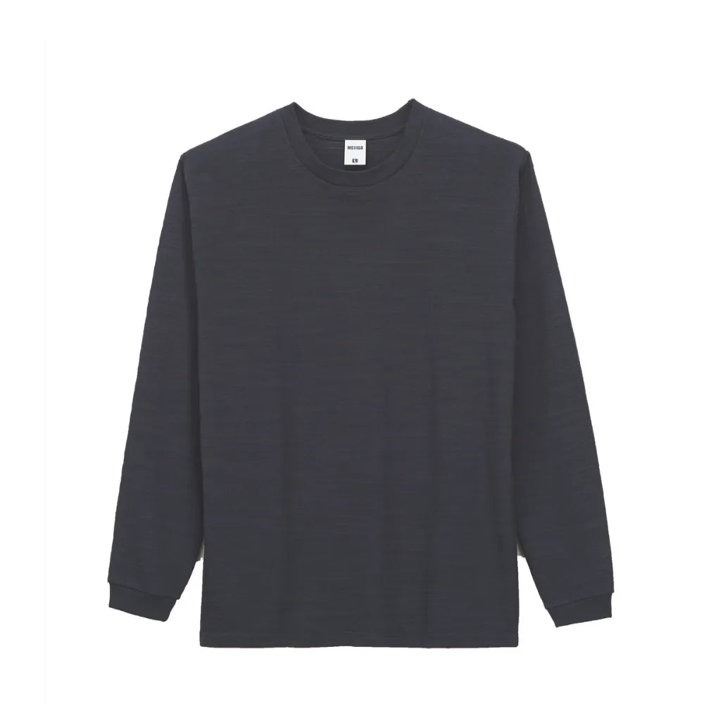 スラブ長袖Tシャツ