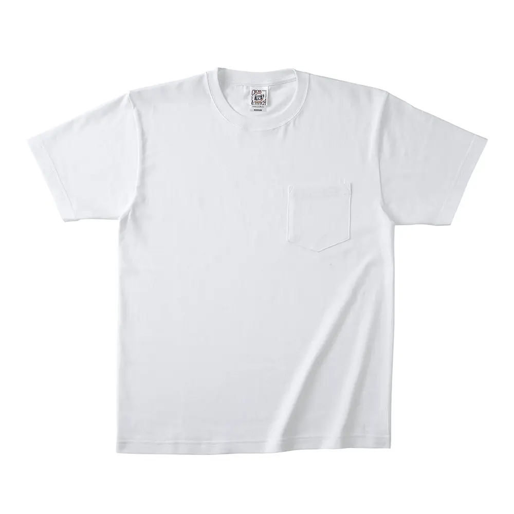 6.2オンス オープンエンド マックスウェイト ポケットTシャツ