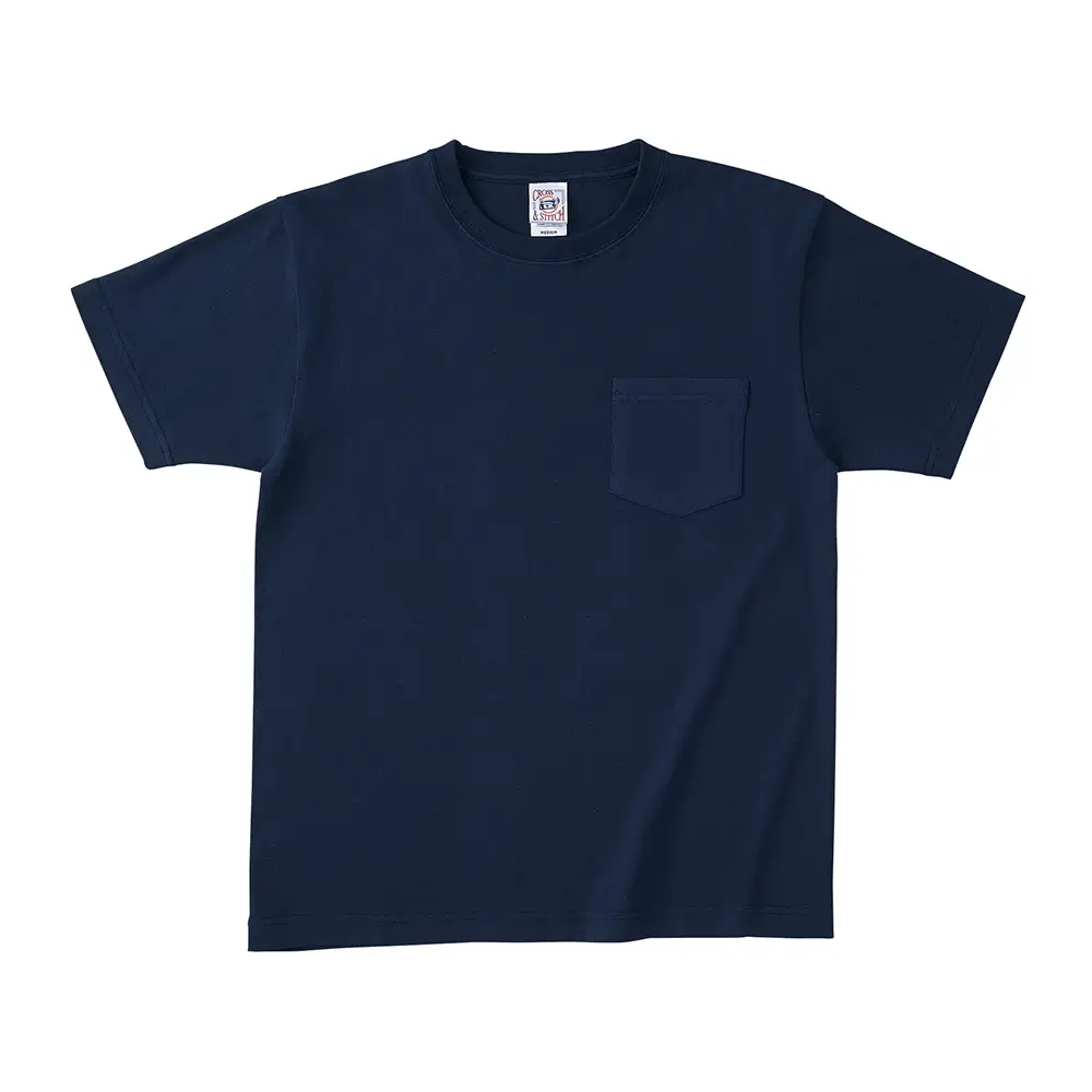 6.2オンス オープンエンド マックスウェイト ポケットTシャツ