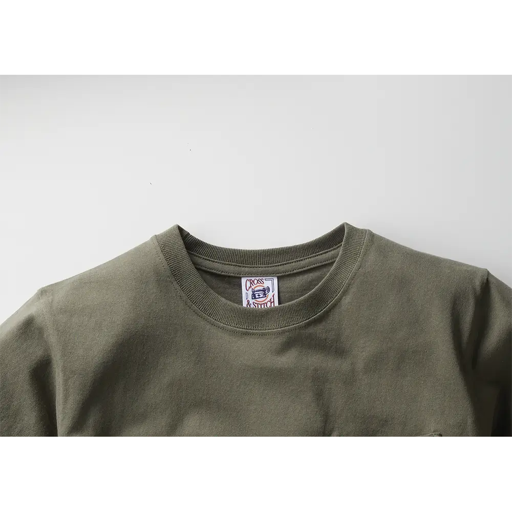 6.2オンス オープンエンド マックスウェイト ポケットTシャツ