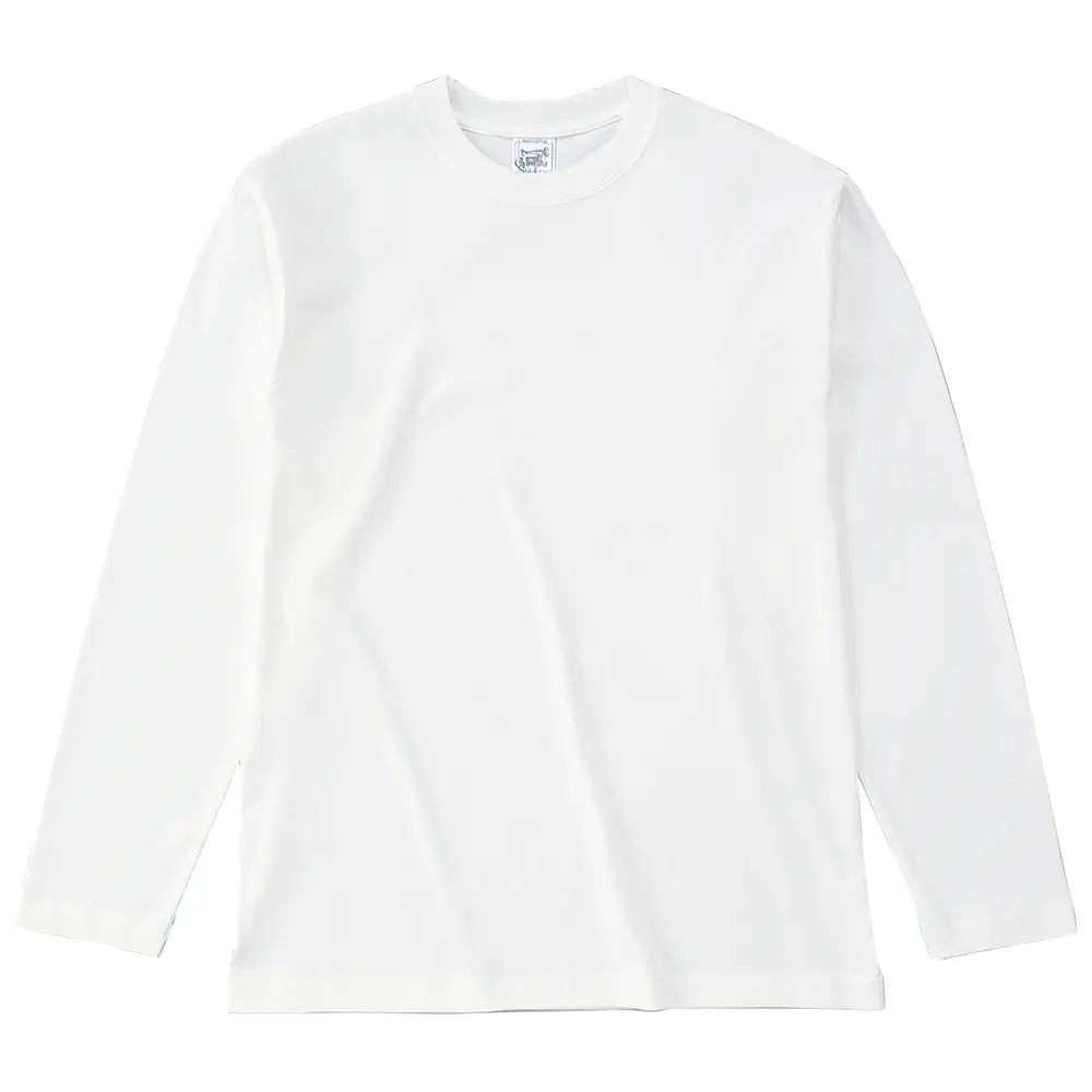 オープンエンドマックスウェイトロングスリーブTシャツ(袖リブ無し)