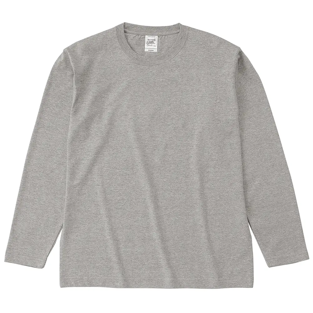 オープンエンドマックスウェイトロングスリーブTシャツ(袖リブ無し)