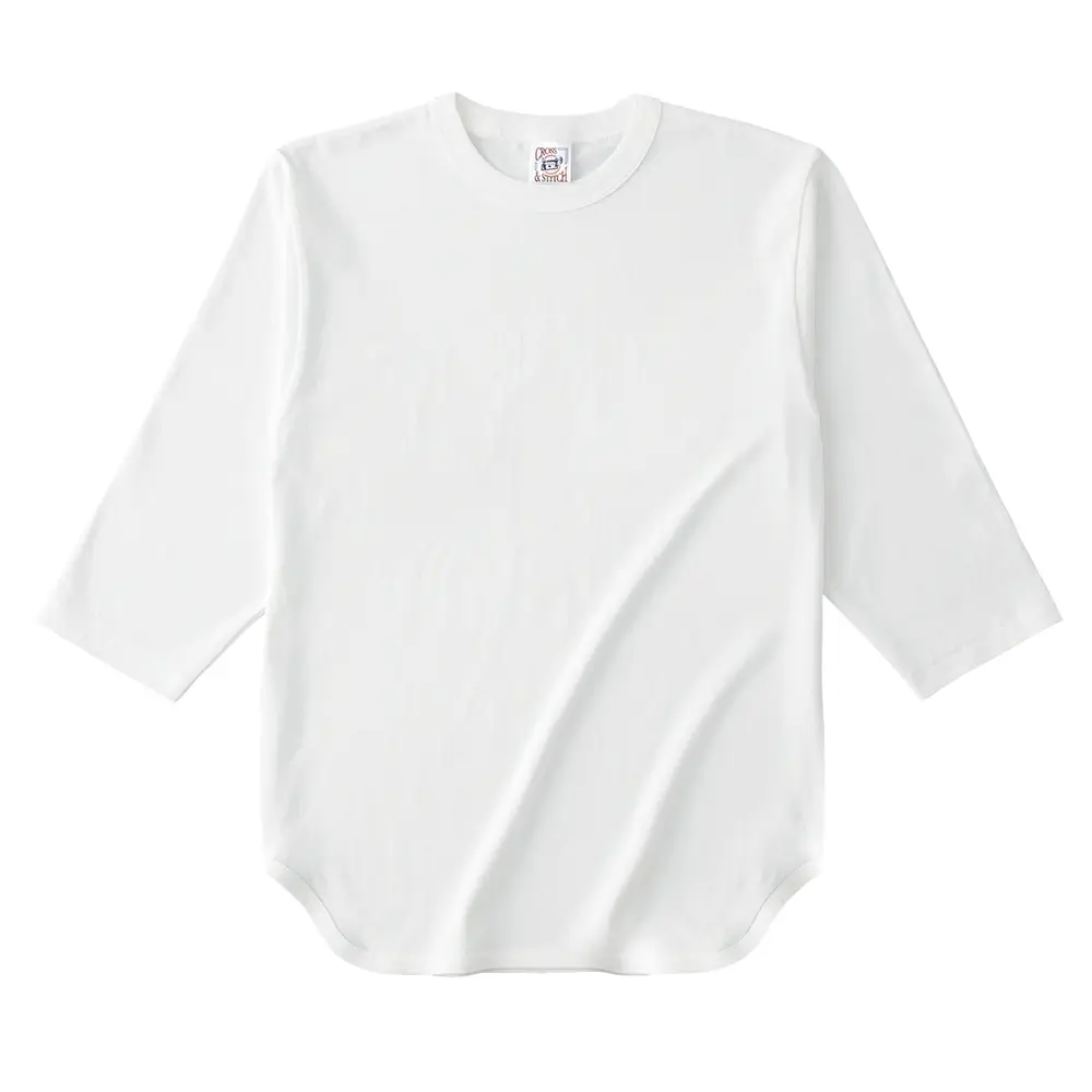 6.2オンス オープンエンド 3/4スリーブ ベースボール Tシャツ